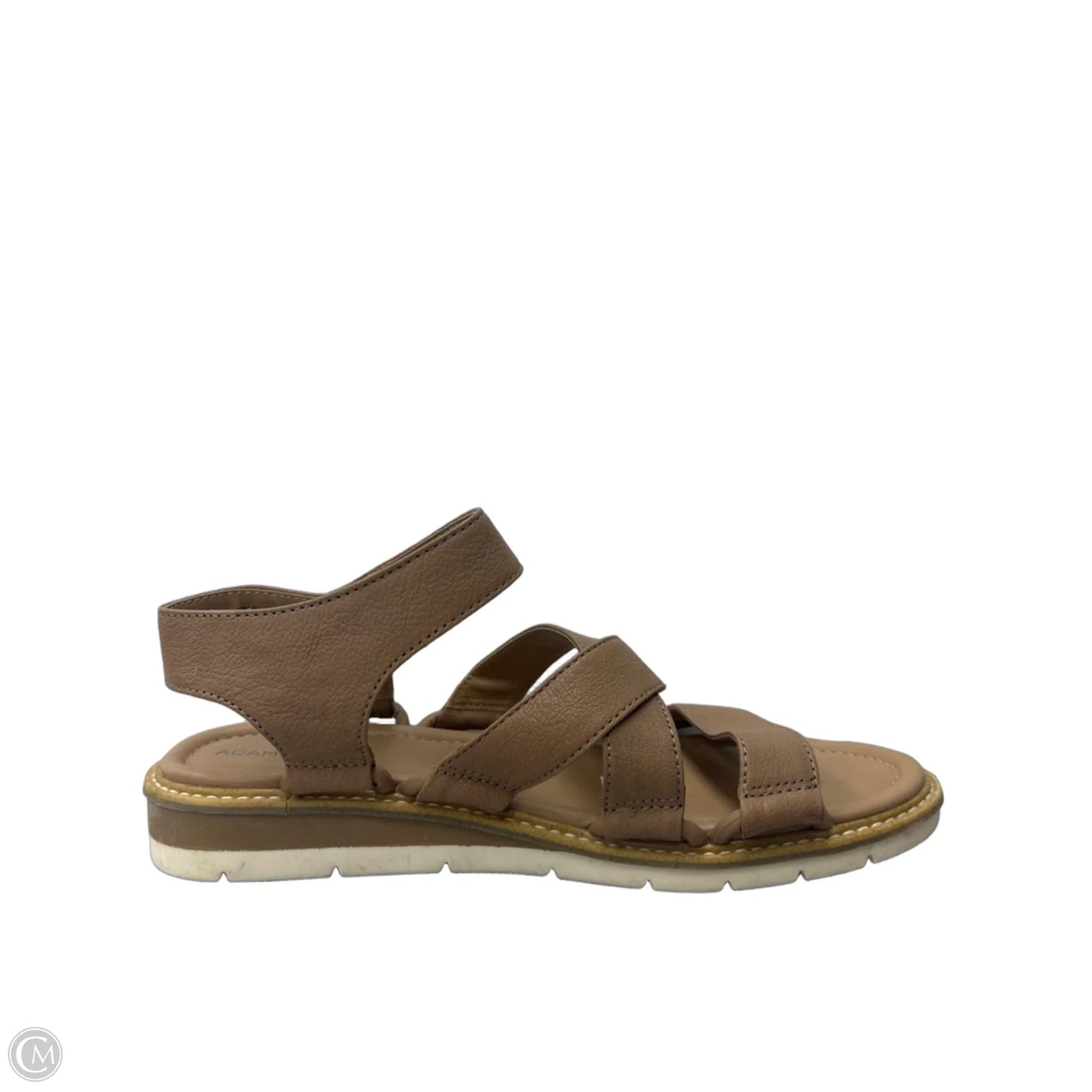 Sandals Flats By Adam Tucker In Tan, Size: 8