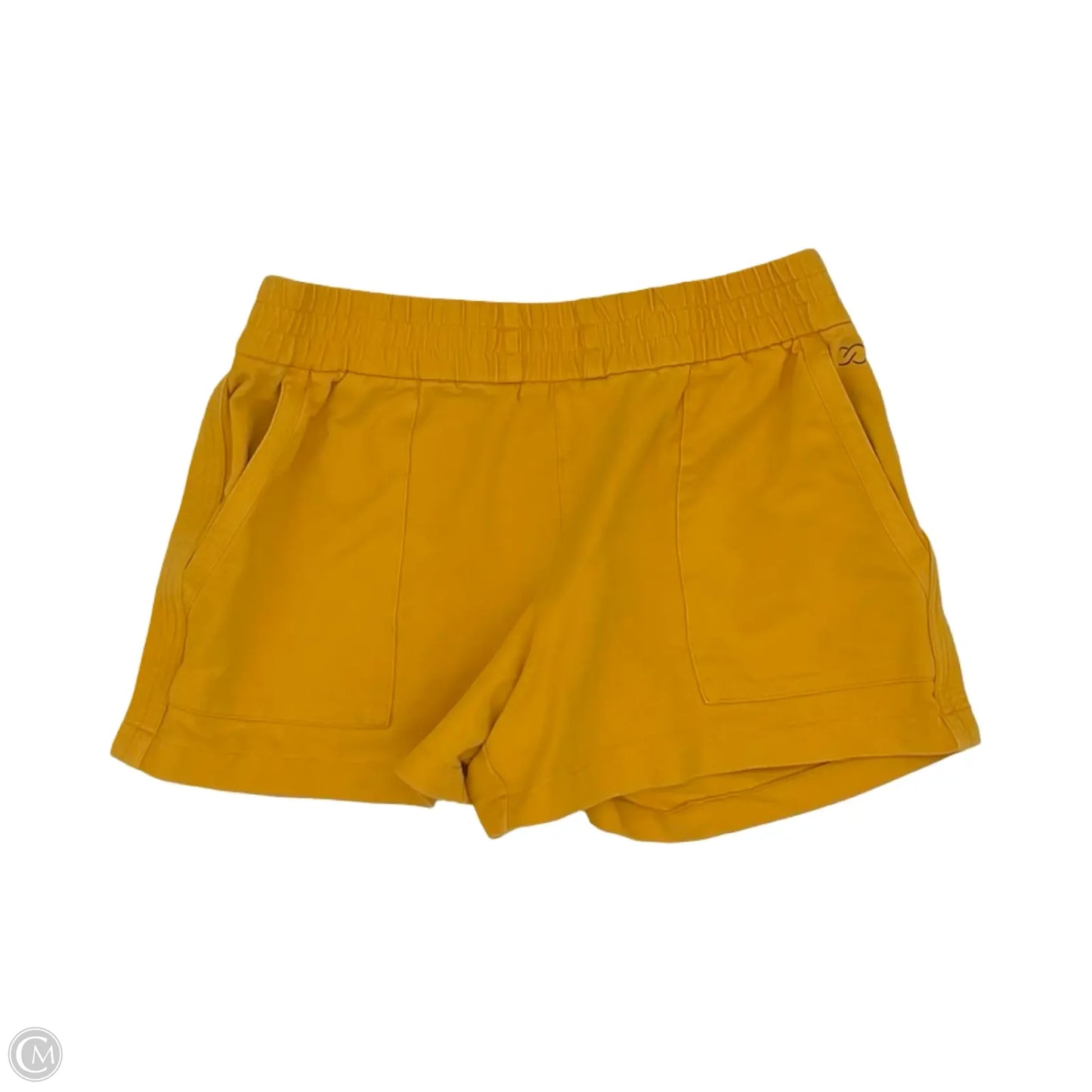 Athletic Shorts By Calia In Yellow, Size: M