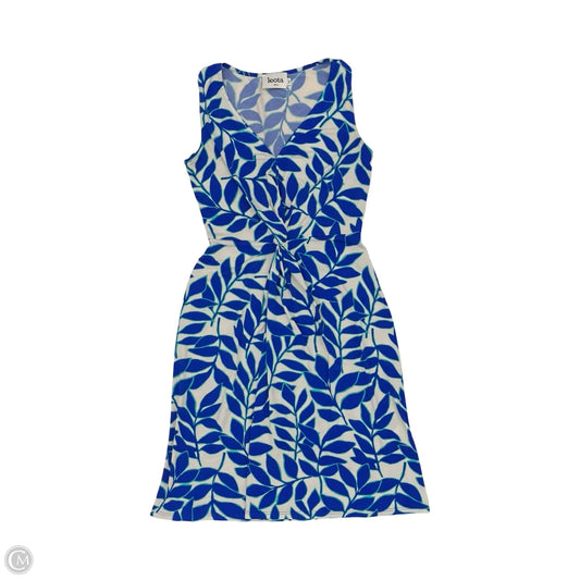 Dress Party Midi By Leota In Blue & White, Size: S
