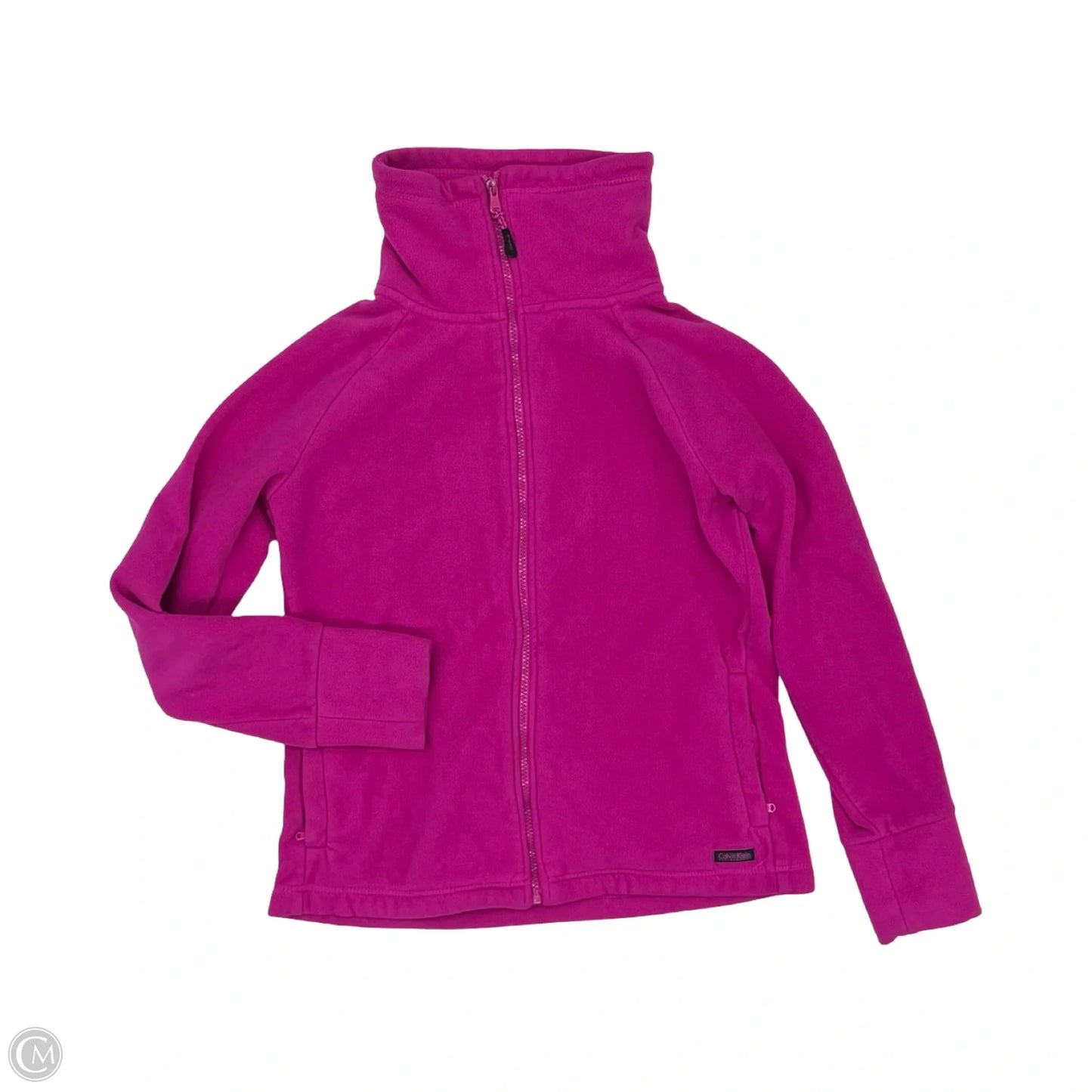 Athletic Jacket By Calvin Klein Performance In Pink, Size: S