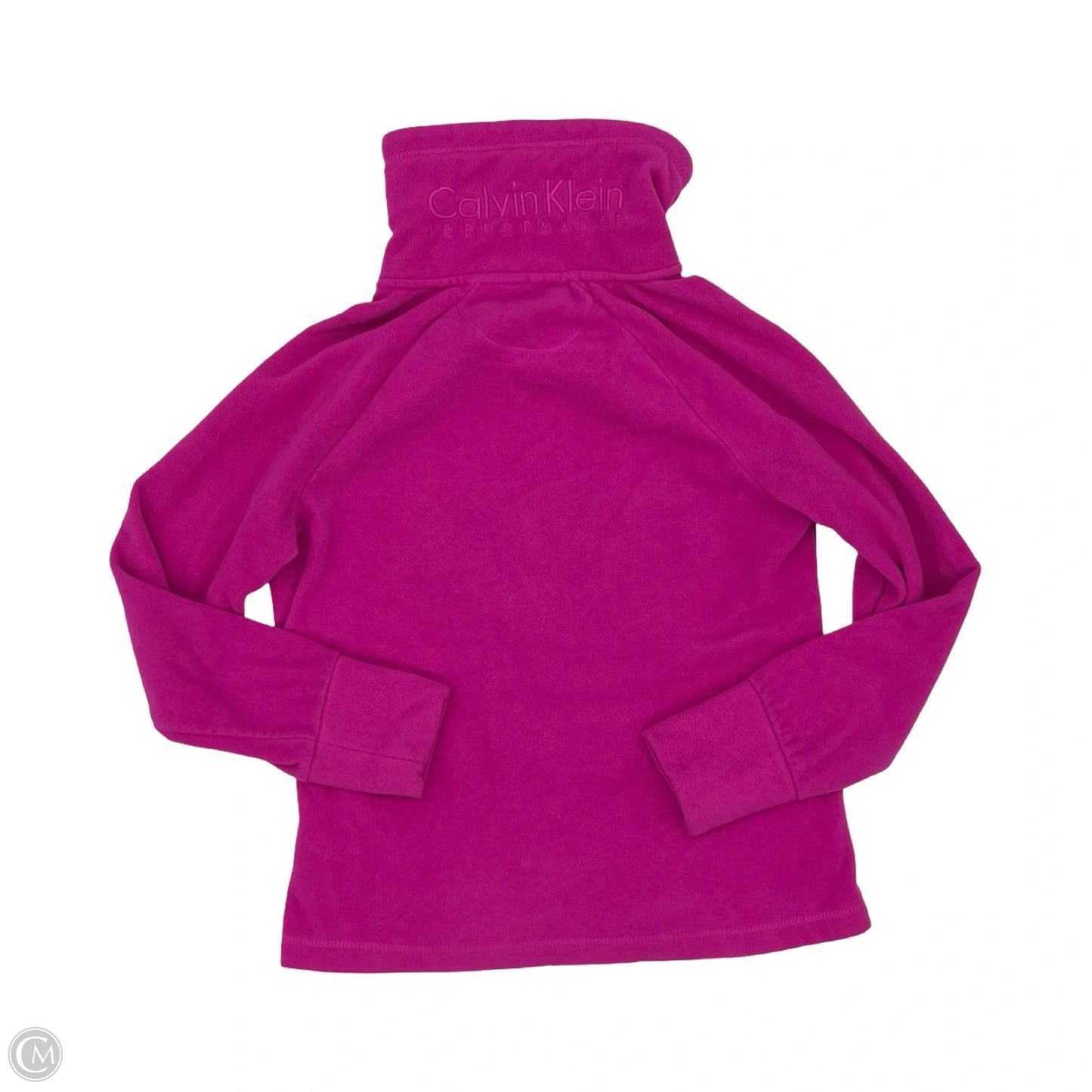Athletic Jacket By Calvin Klein Performance In Pink, Size: S