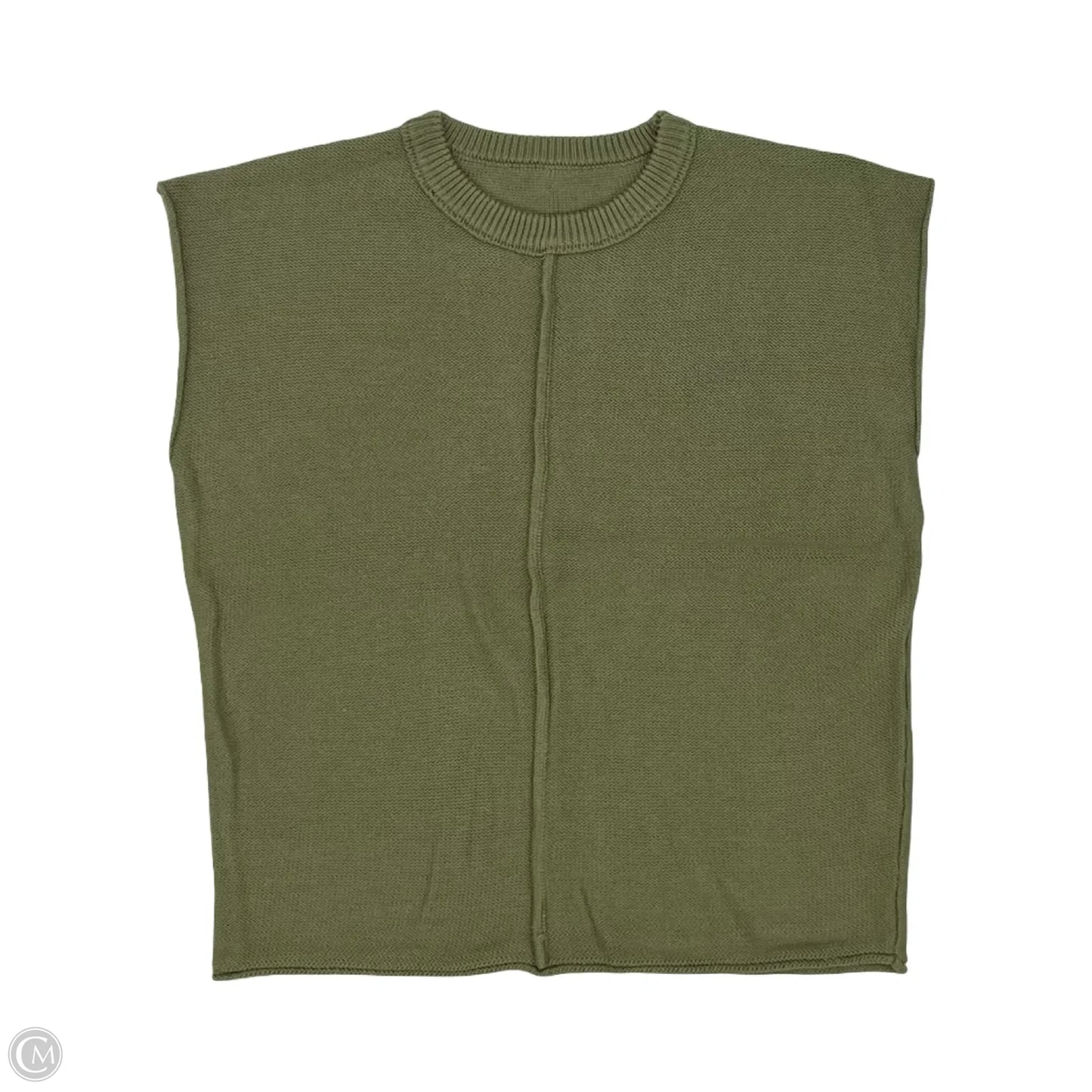 Sweater Short Sleeve By Clothes Mentor In Green, Size: Xl