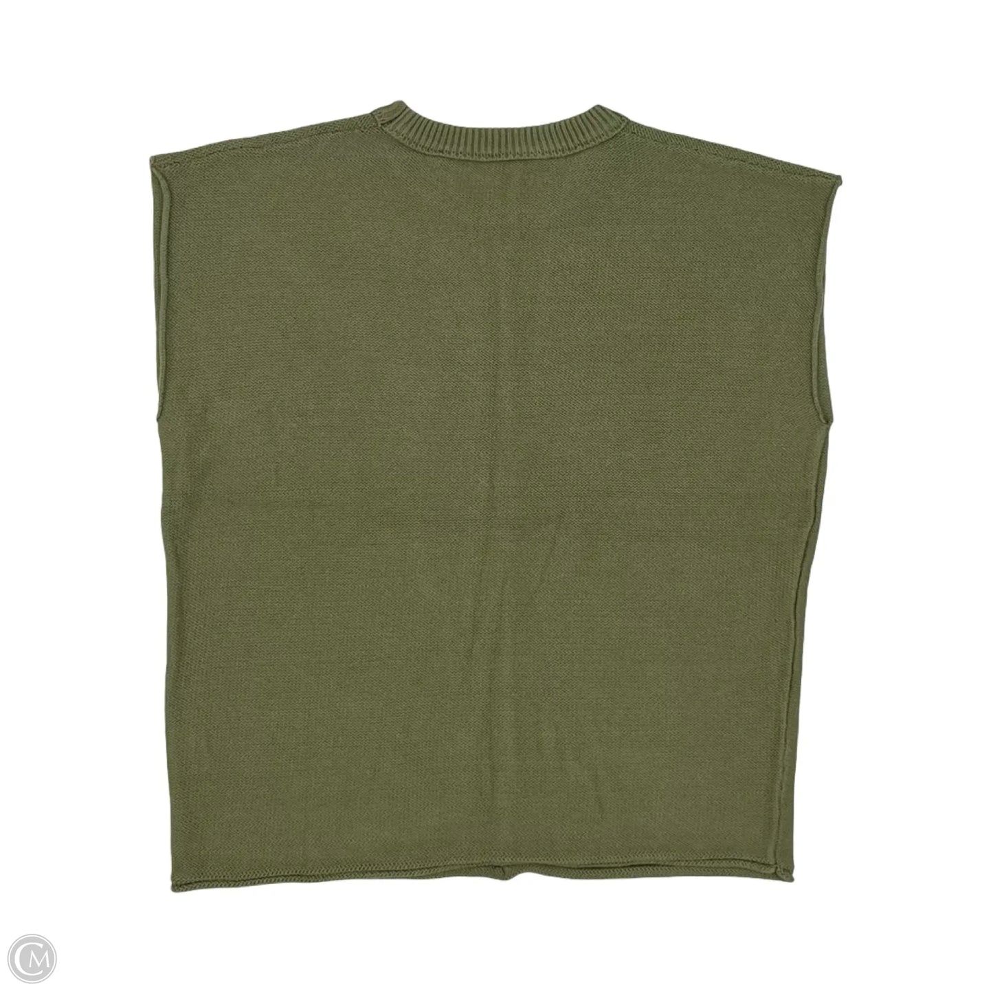 Sweater Short Sleeve By Clothes Mentor In Green, Size: Xl