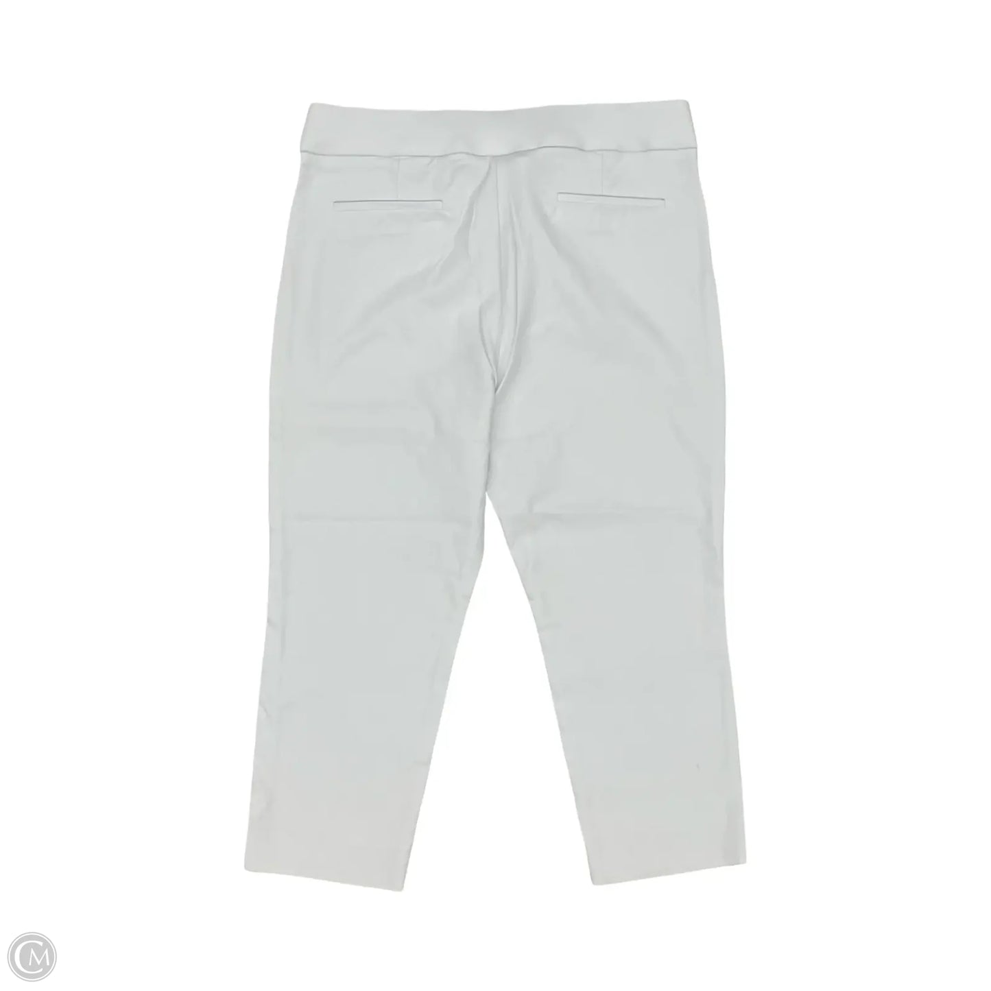 Pants Cropped By Elle In White, Size: Xl