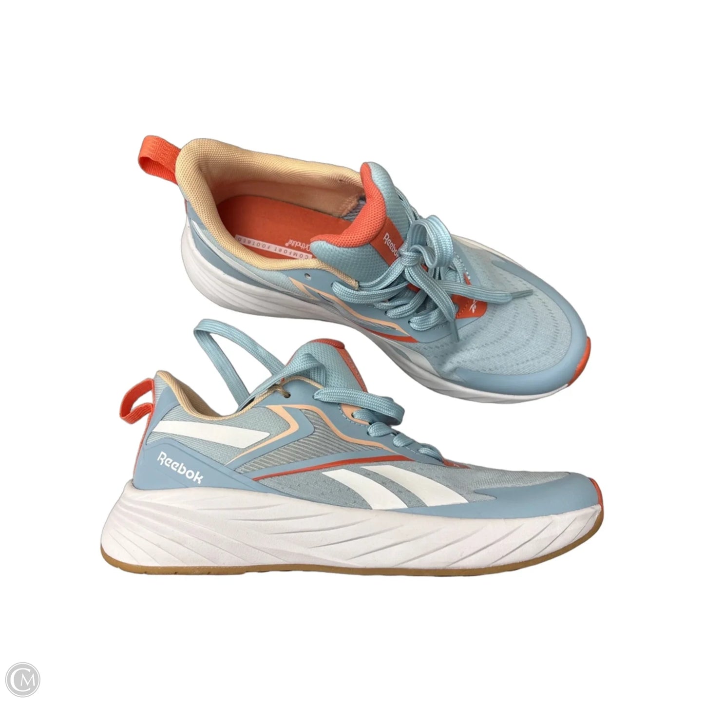 Shoes Athletic By Reebok In Blue & Orange, Size: 9