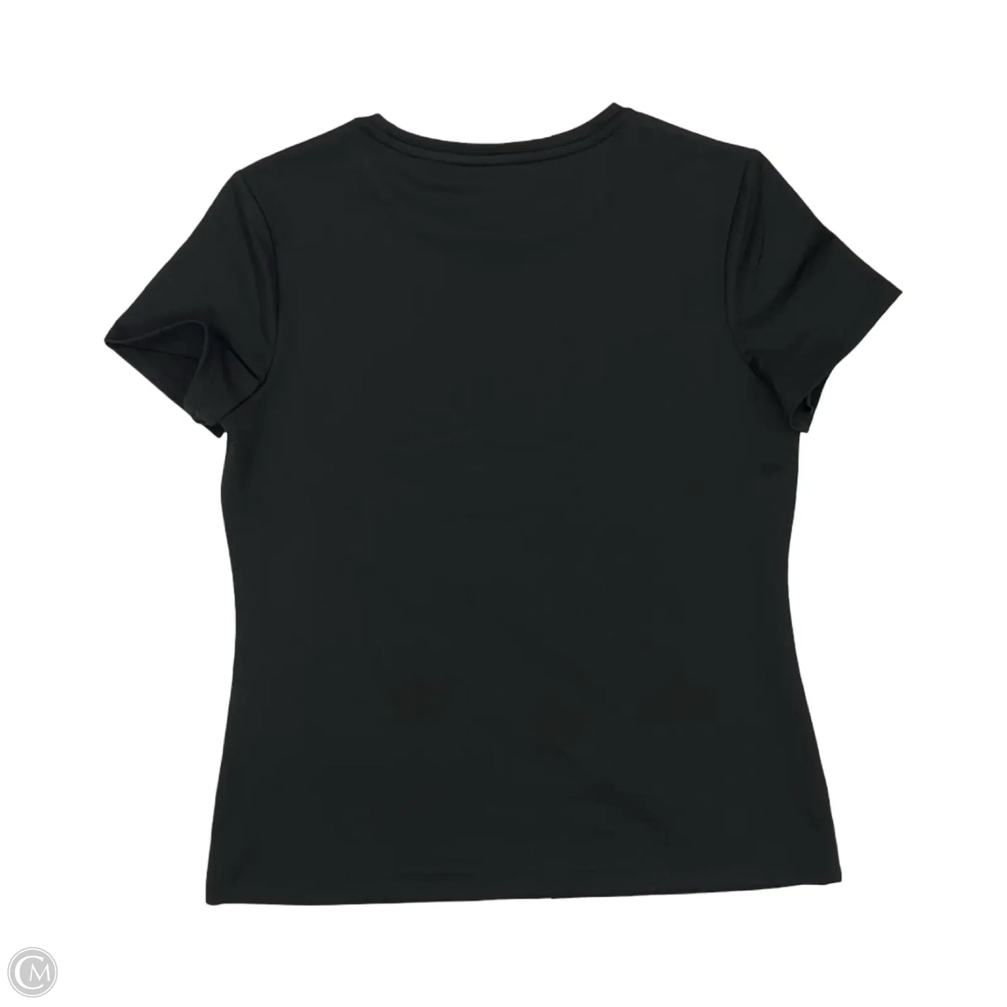 Top Short Sleeve By Time And Tru In Black, Size: L