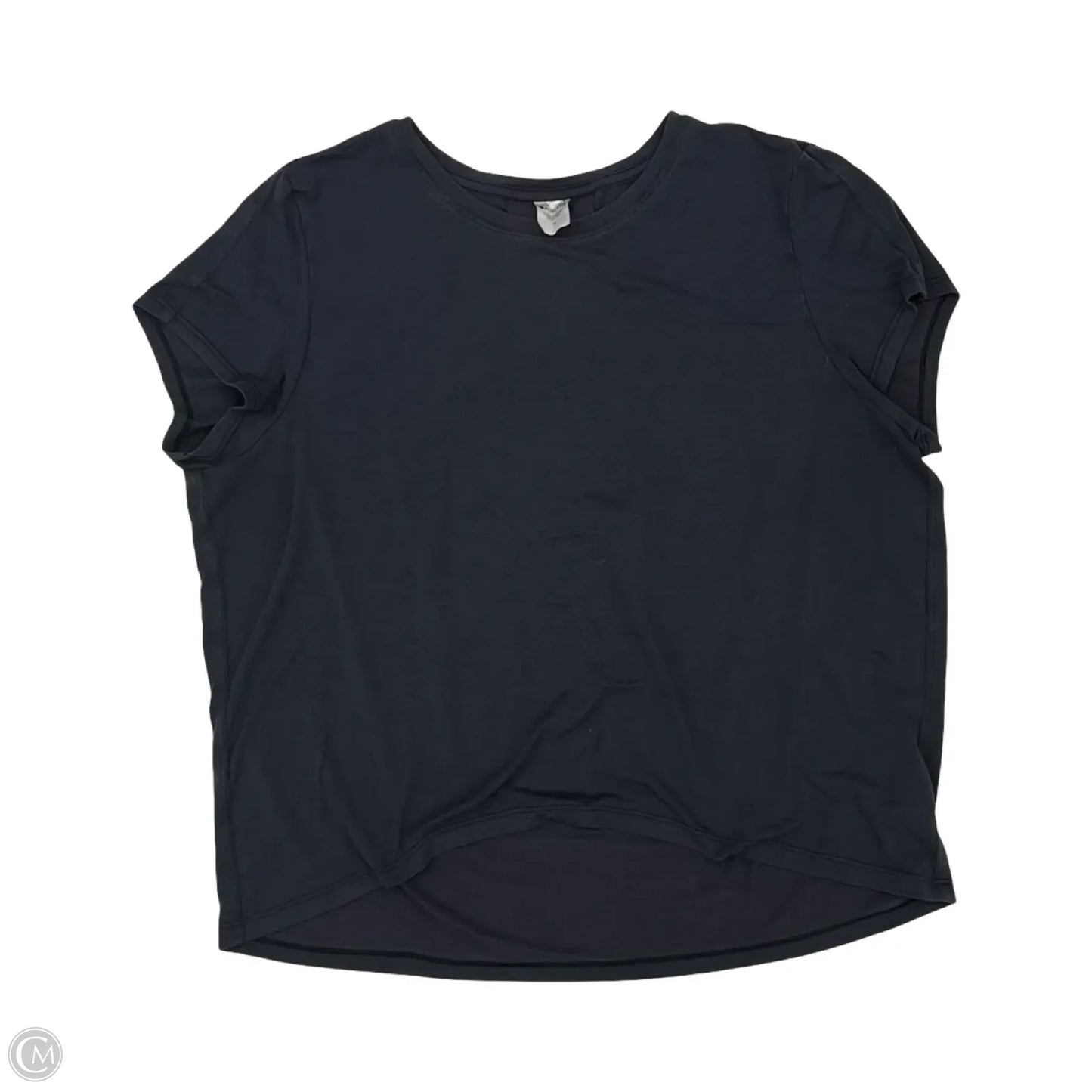 Athletic Top Short Sleeve By Athleta In Navy, Size: M