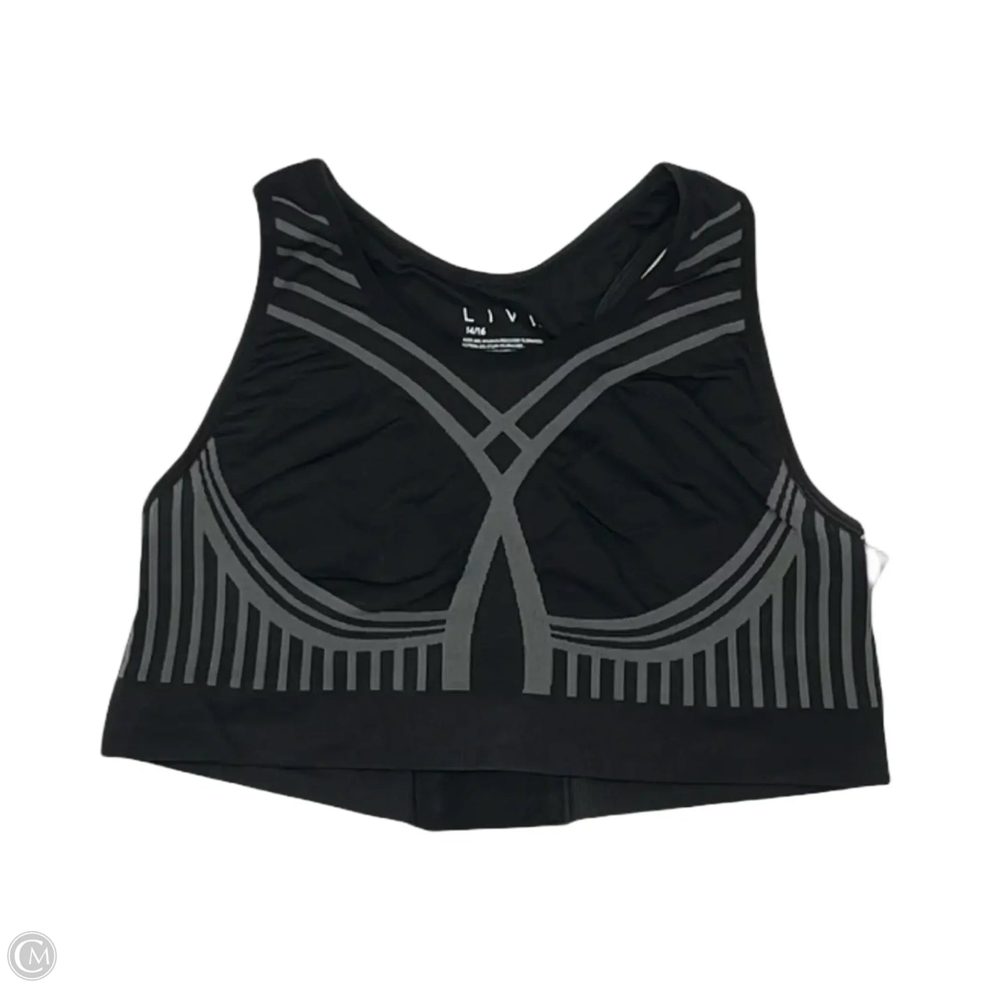 Athletic Bra By Livi Active In Black, Size: Xl