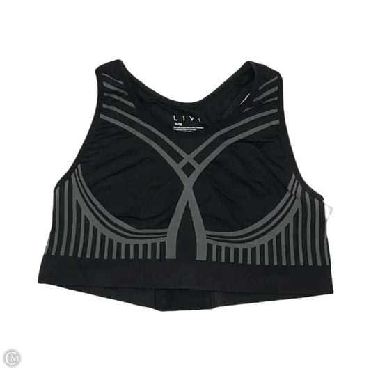 Athletic Bra By Livi Active In Black, Size: Xl