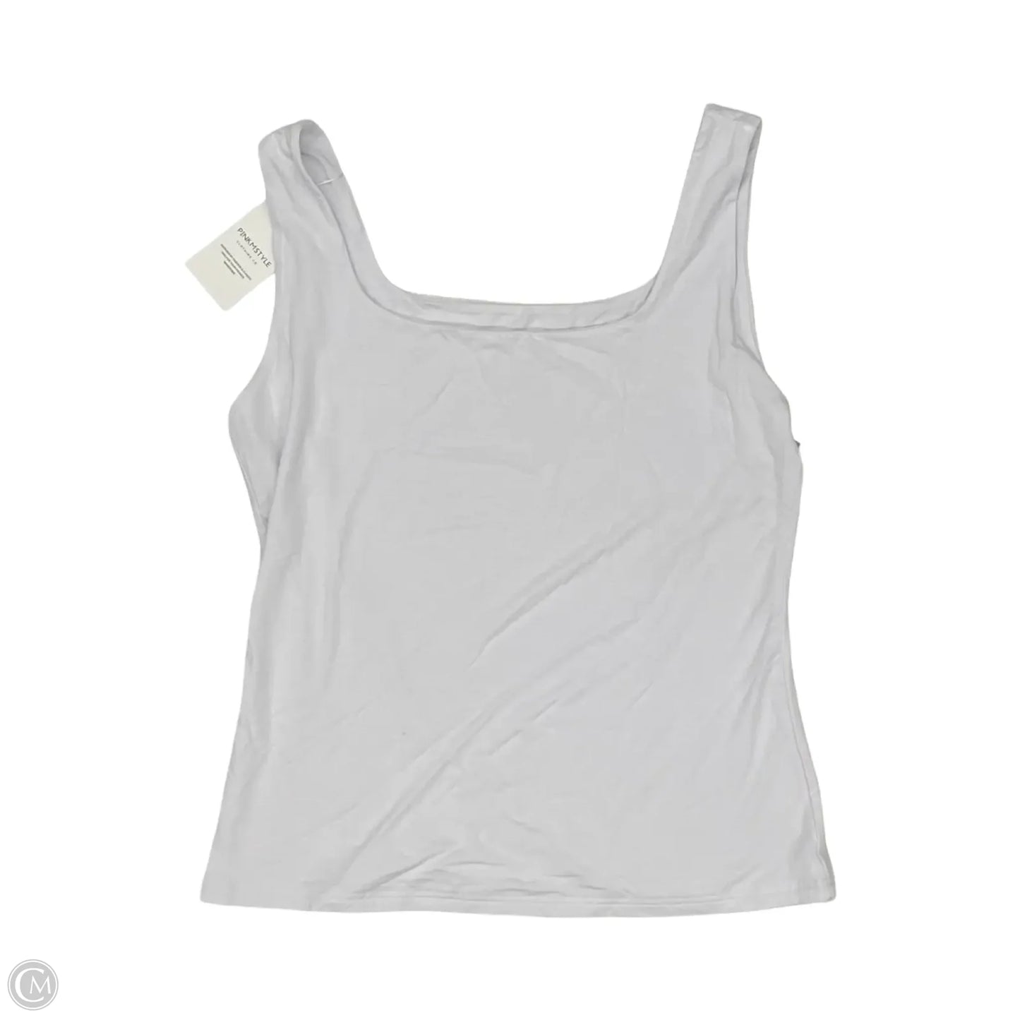 Tank Top By Clothes Mentor In White, Size: Xxl