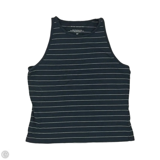 Tank Top By Max Studio In Blue & White, Size: S
