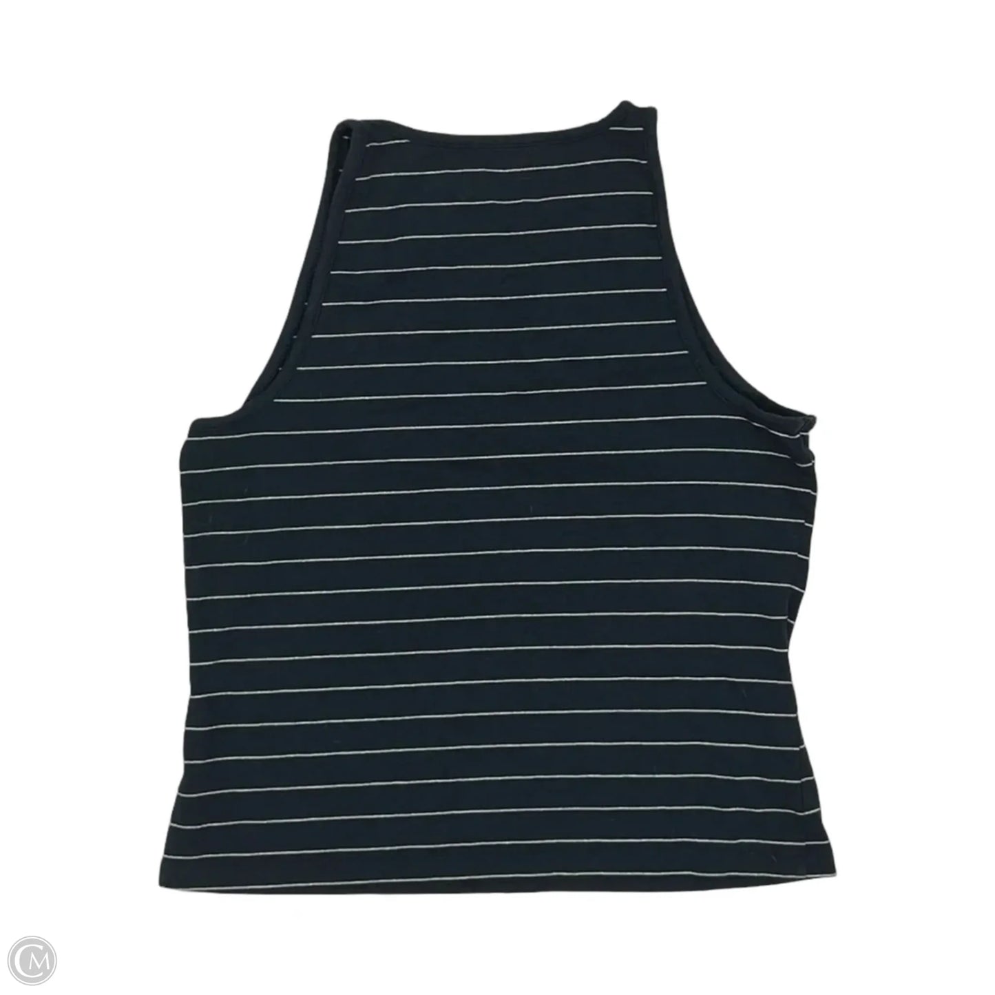 Tank Top By Max Studio In Blue & White, Size: S