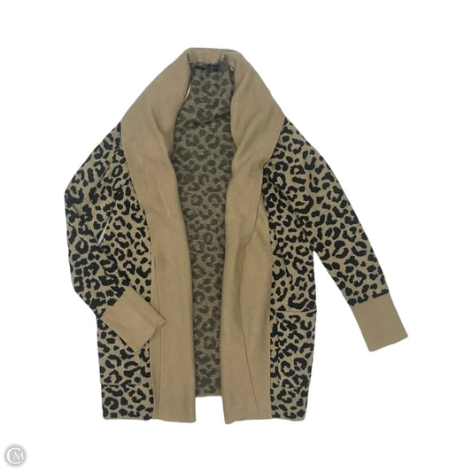 Sweater Cardigan By Moon And Madison In Animal Print, Size: S