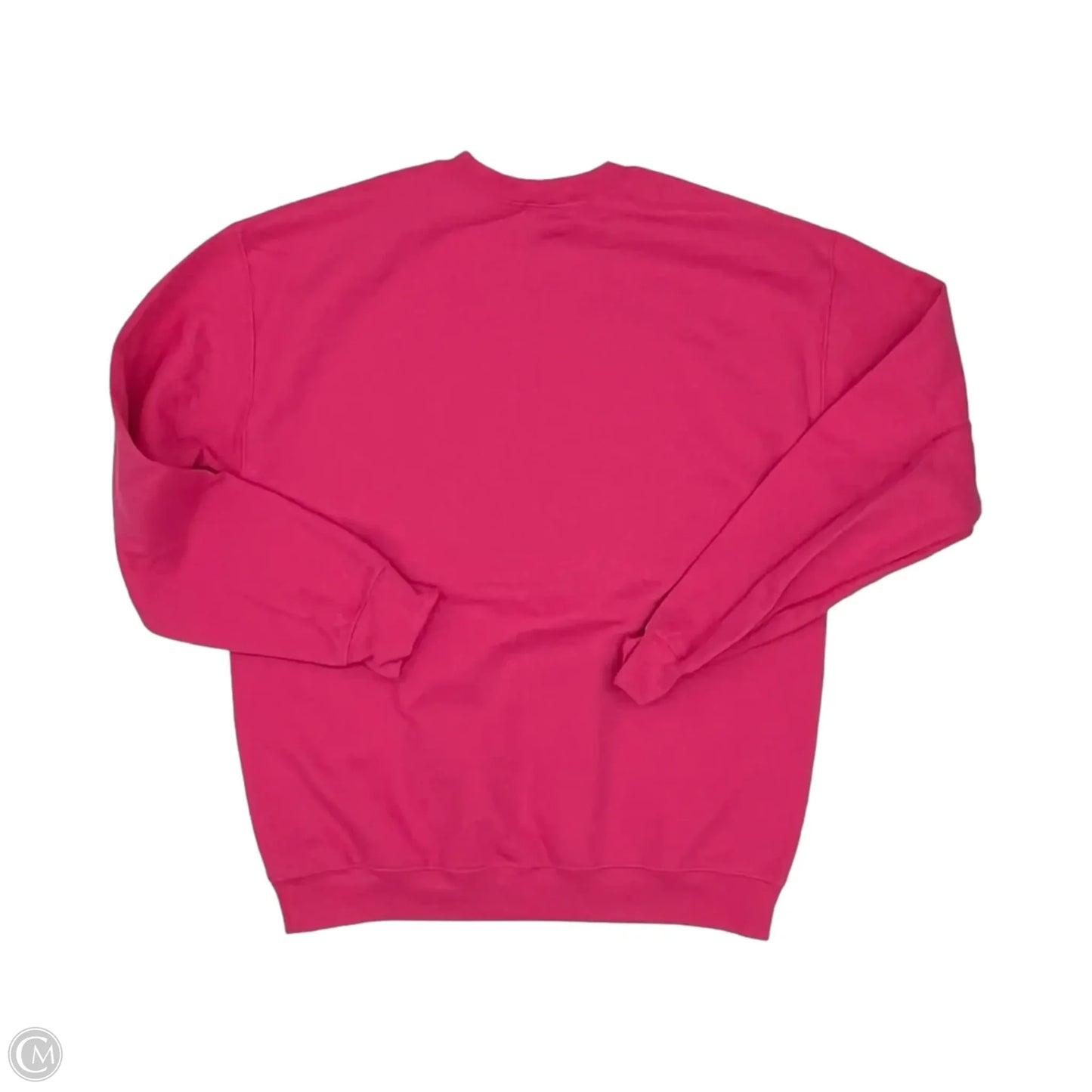 Sweatshirt Crewneck By Gildan In Pink, Size: M