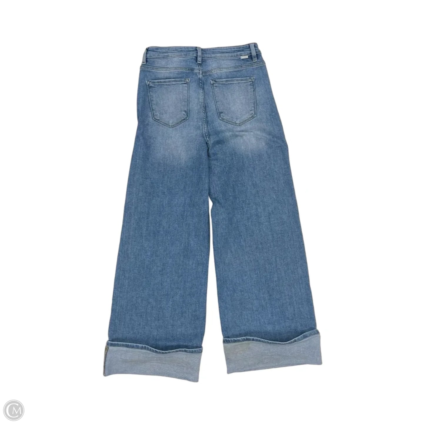 Jeans Wide Leg By Risen In Blue Denim, Size: 12