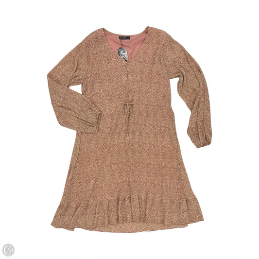 Dress Party Midi By Clothes Mentor In Pink, Size: L
