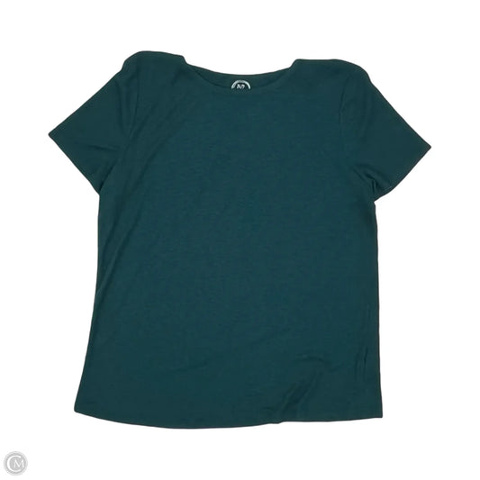 Top Short Sleeve By Maurices In Teal, Size: Xl