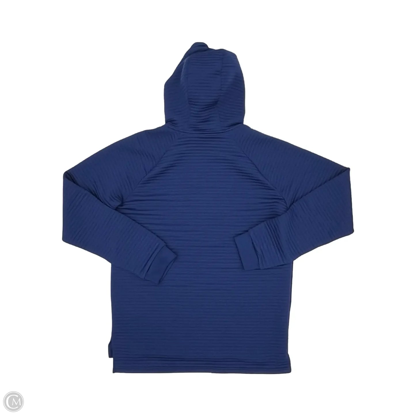 Athletic Top Long Sleeve Hoodie By Apana In Blue, Size: M