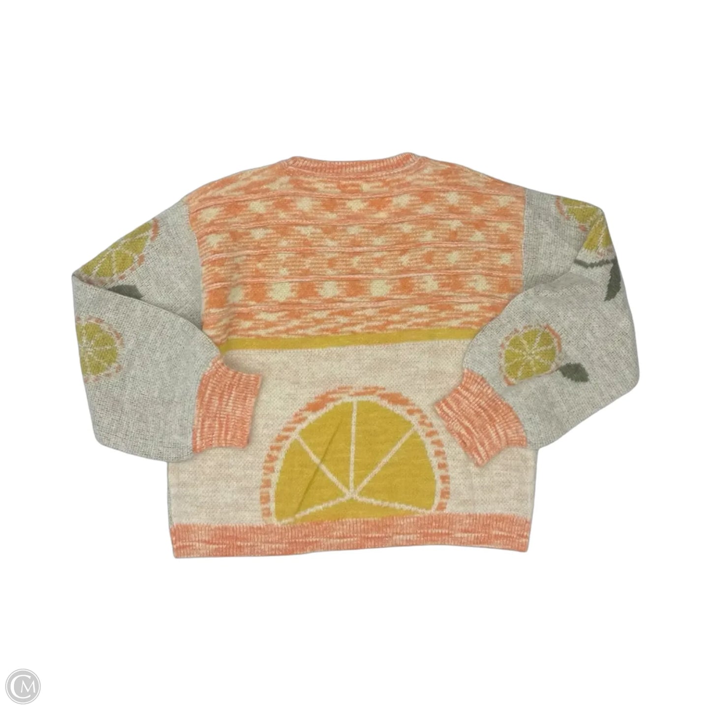 Sweater By Pol In Orange & Yellow, Size: M