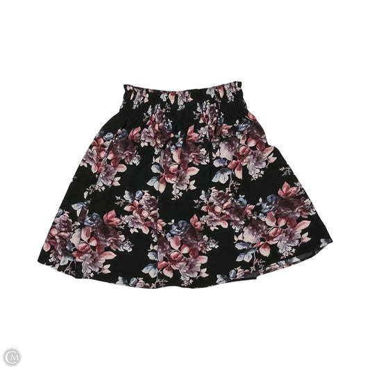 Skirt Mini & Short By Lularoe In Black & Pink, Size: Xs
