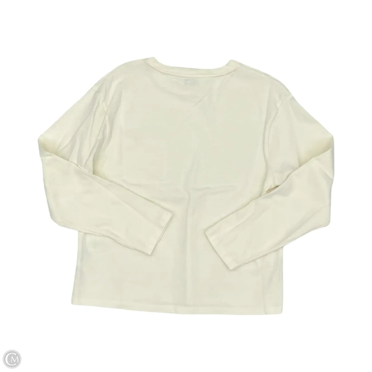 Top Long Sleeve By J. Crew In Cream, Size: S