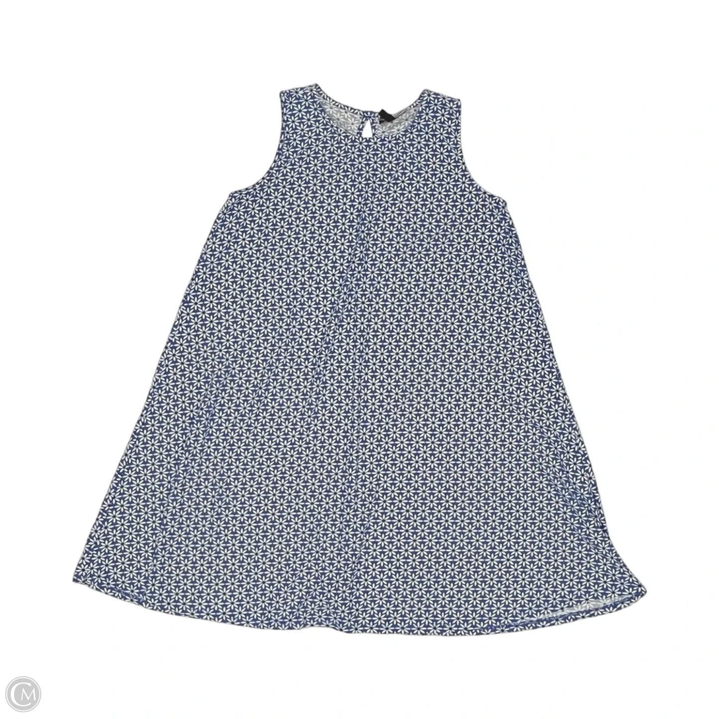 Dress Casual Short By Allison Brittney In Blue & White, Size: S