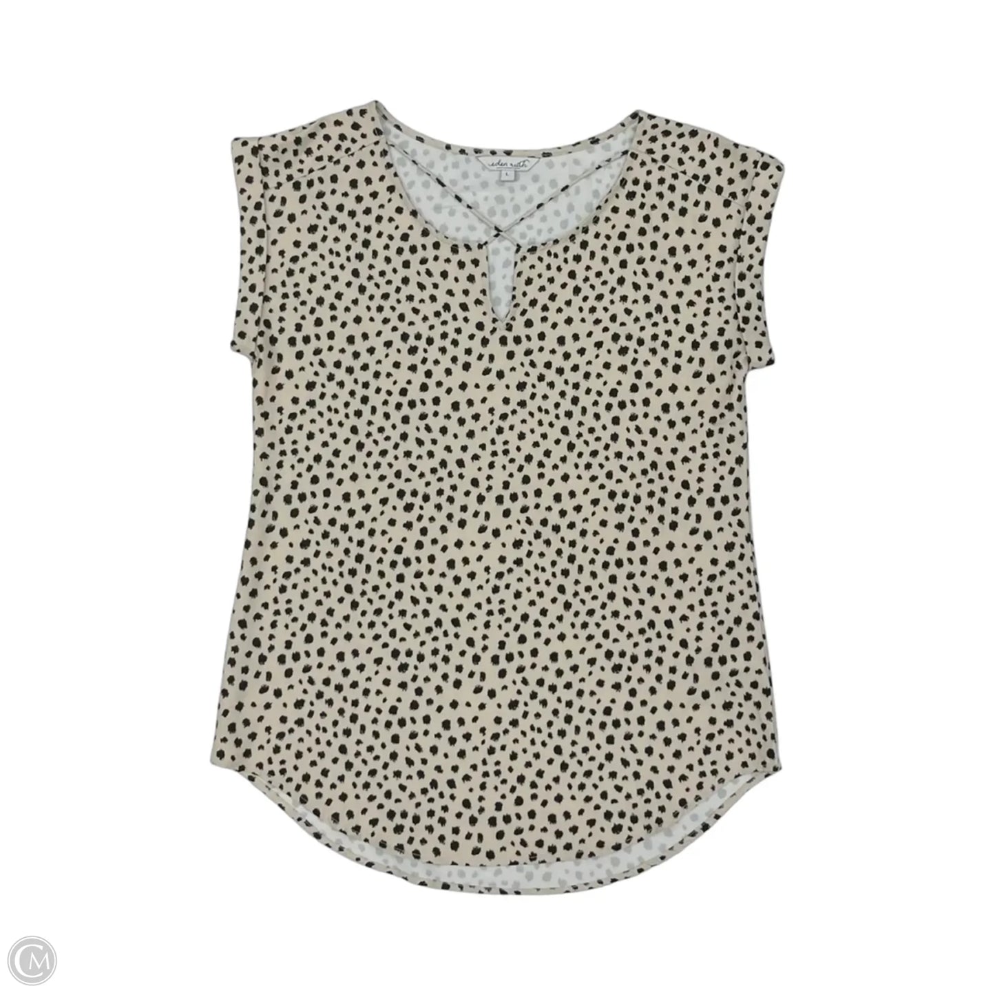 Blouse Sleeveless By Clothes Mentor In Animal Print, Size: L