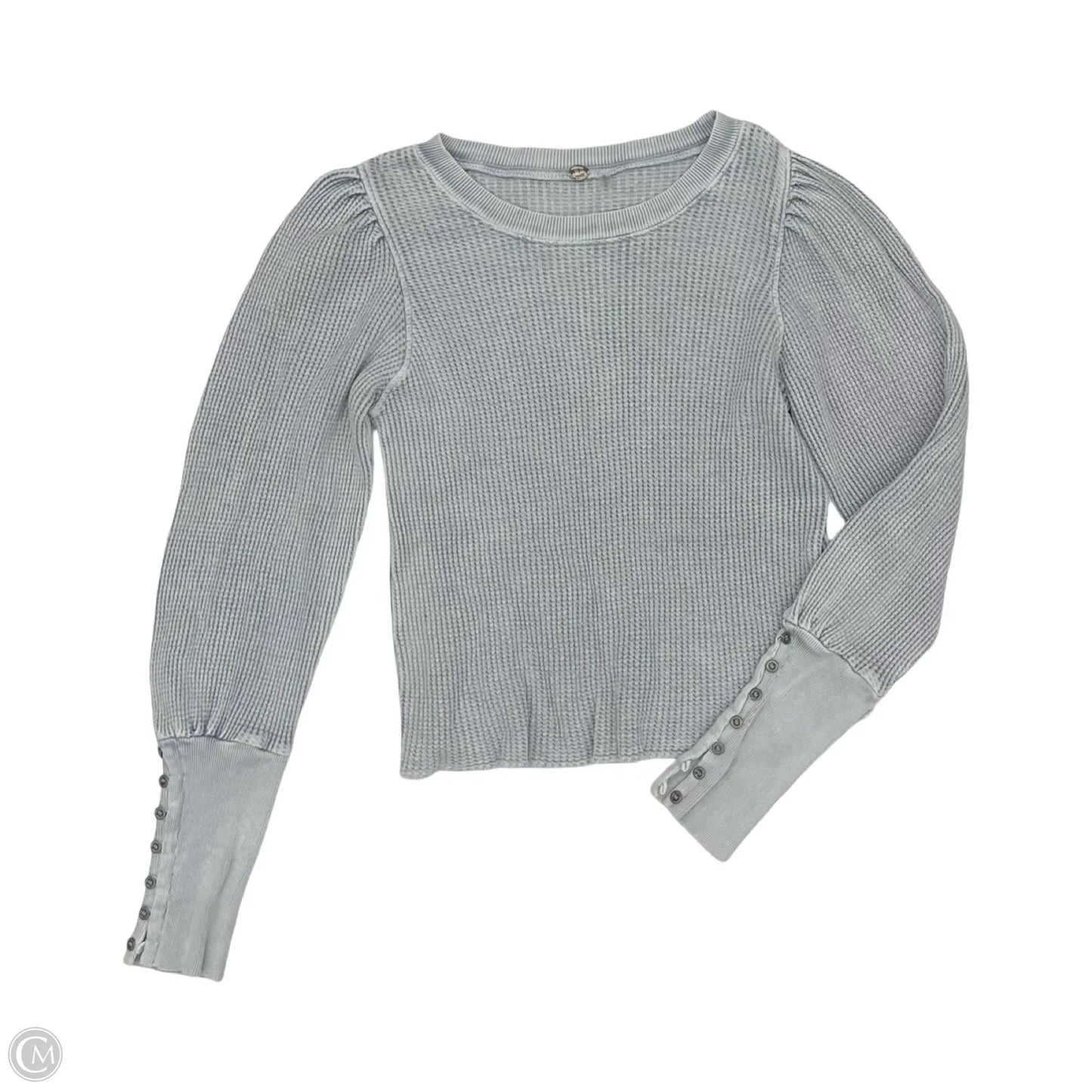 Top Long Sleeve By Free People In Blue, Size: L