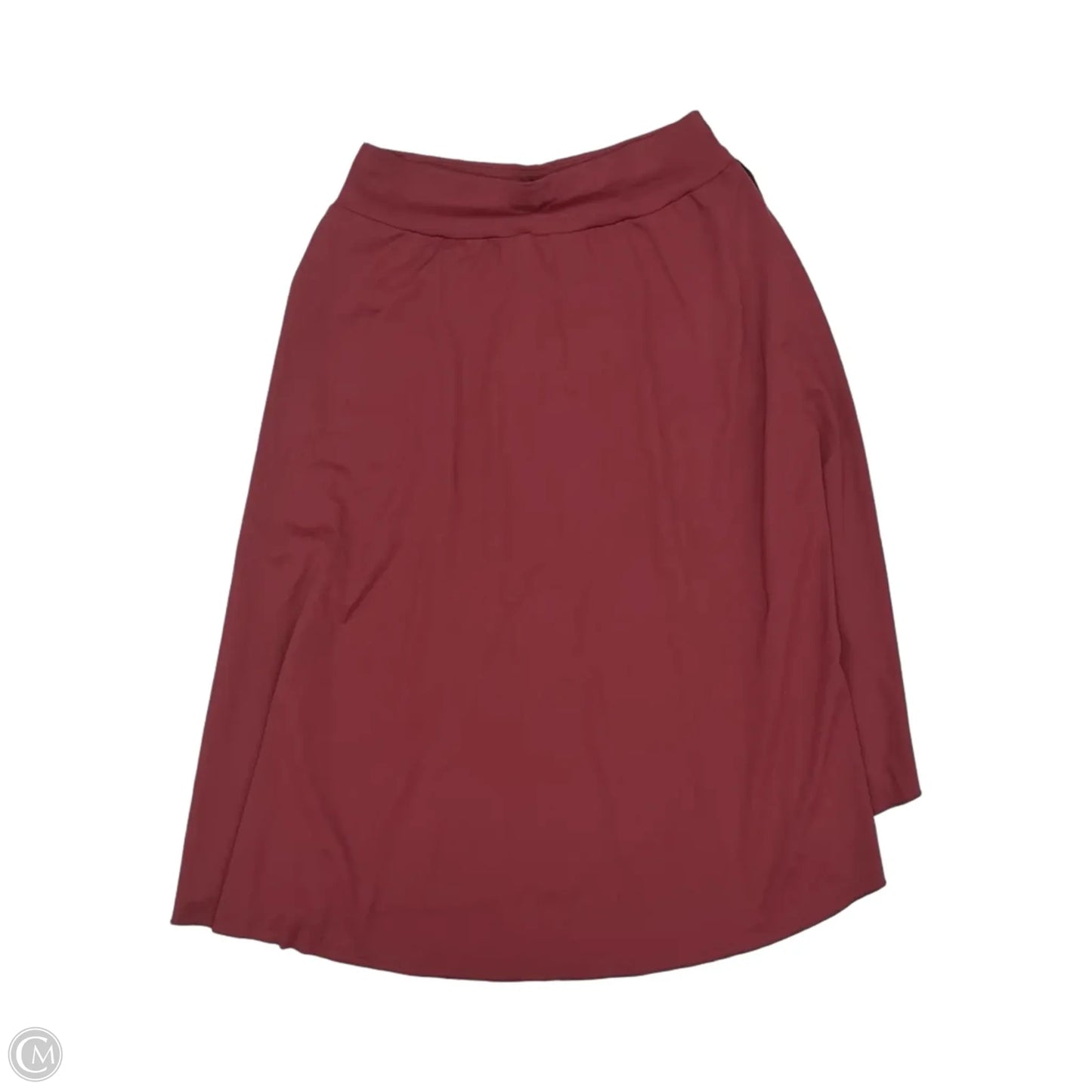 Skirt Midi By Cme In Red, Size: 1x