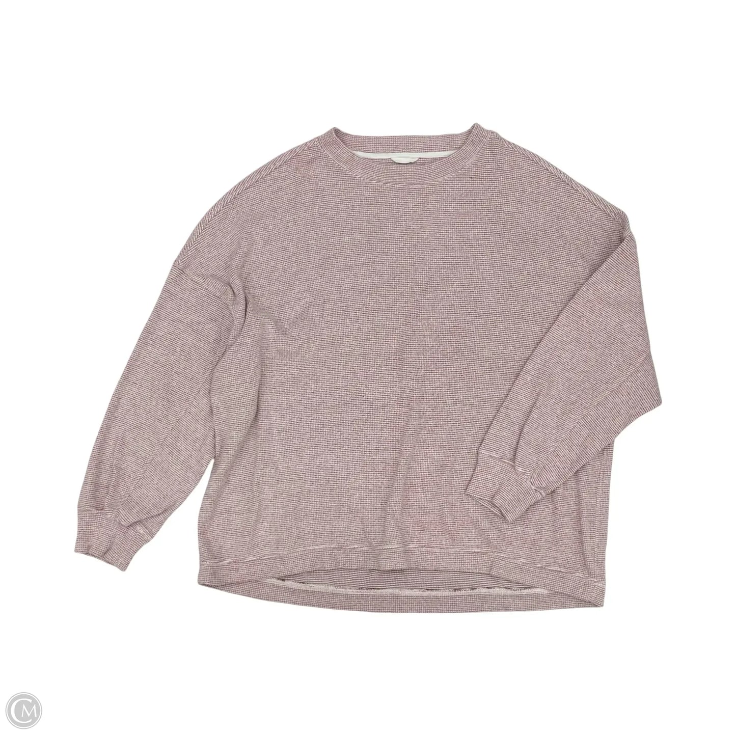 Sweatshirt Crewneck By Aerie In Pink & White, Size: Xxl