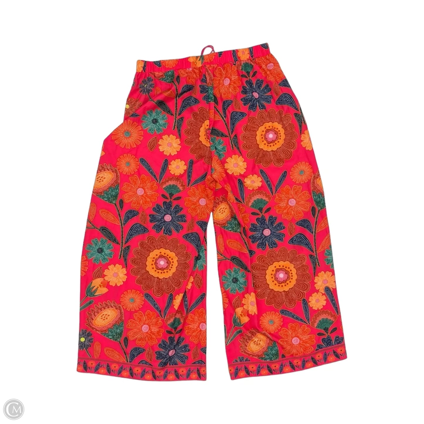 Pants Wide Leg By Shein In Pink, Size: 2x
