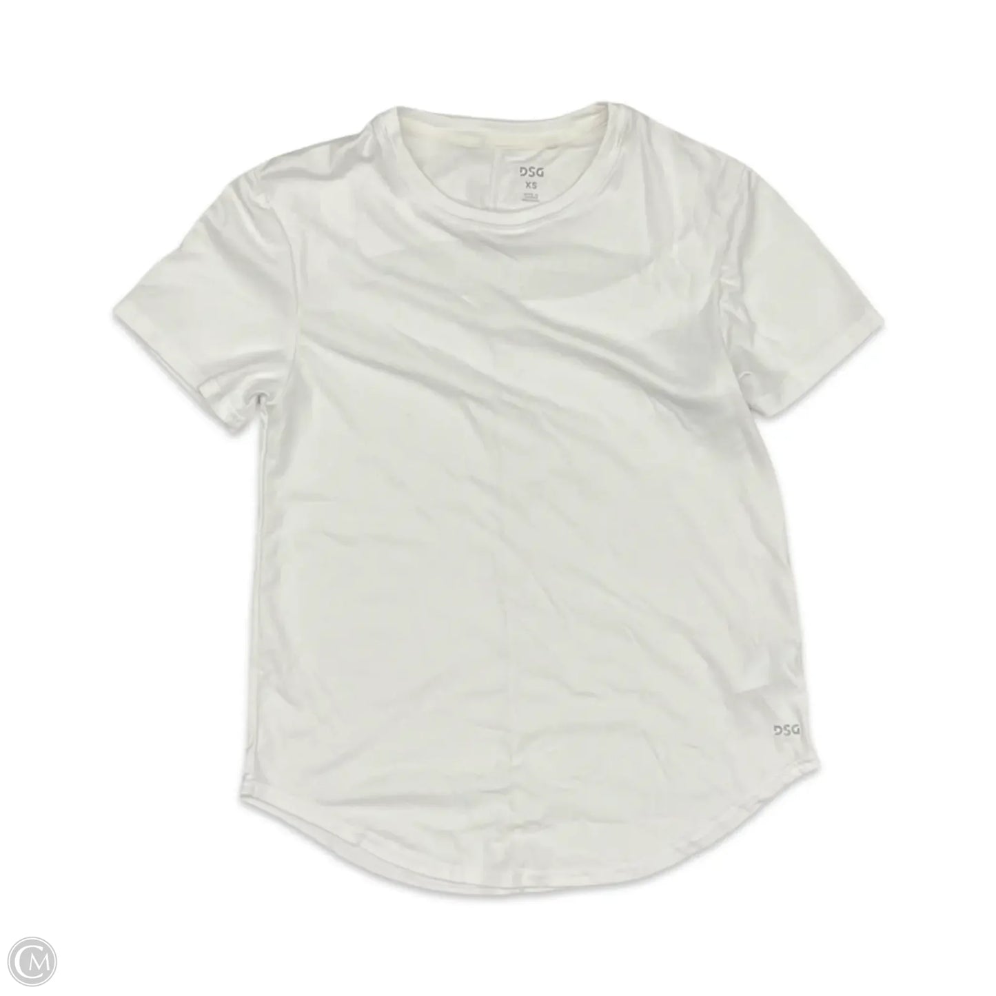 Athletic Top Short Sleeve By Dsg Outerwear In White, Size: Xs