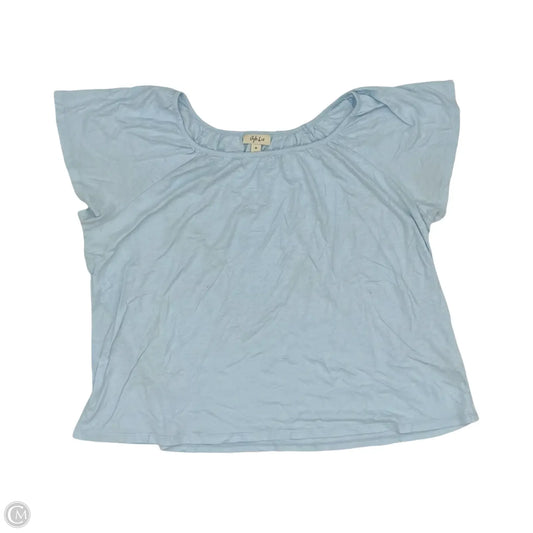 Top Short Sleeve By Style And Company In Blue, Size: 2x
