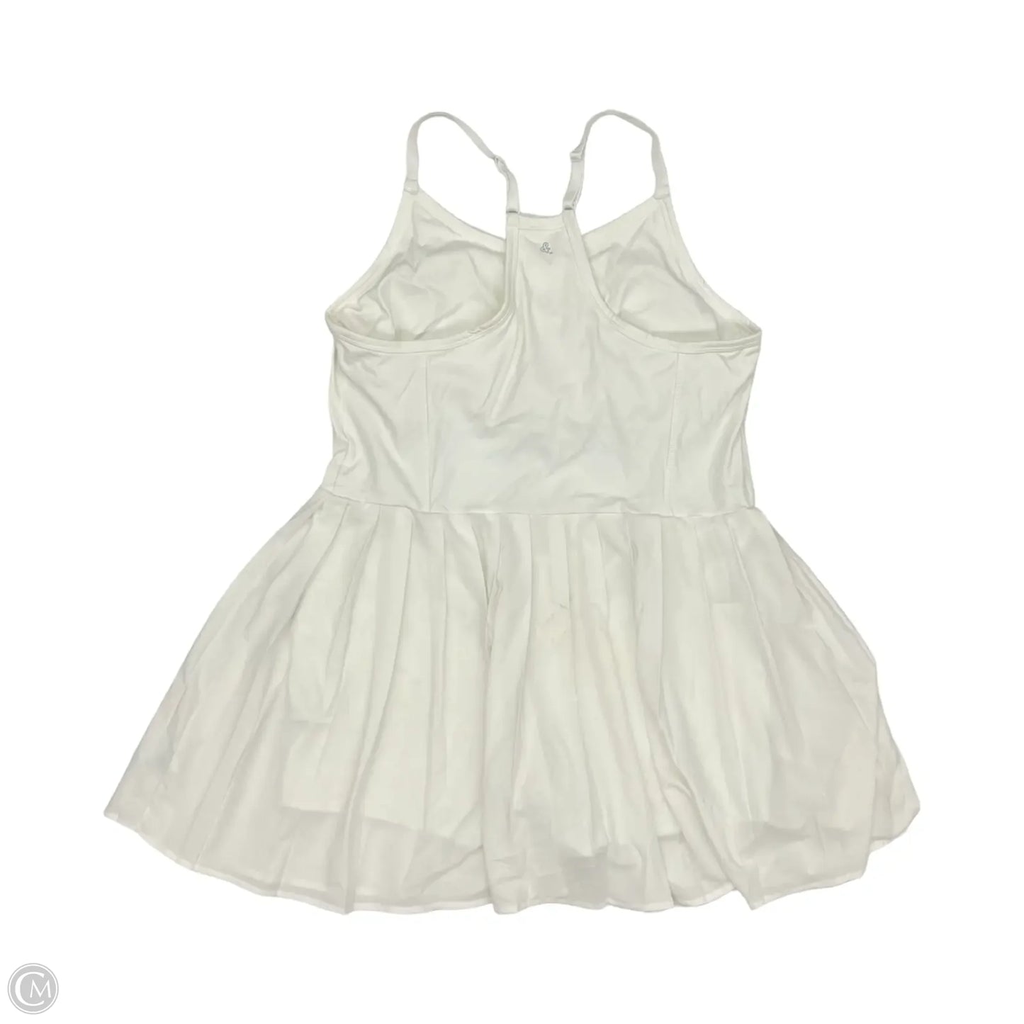 Athletic Dress By Love & Sports In White, Size: Xxl