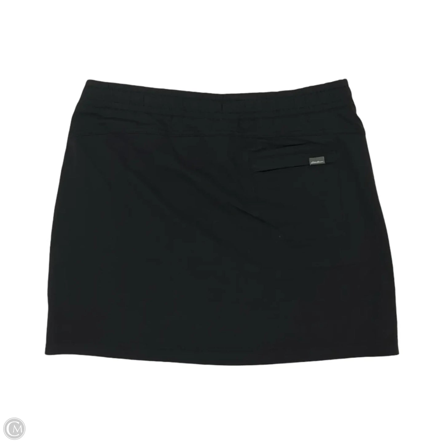 Athletic Skort By Eddie Bauer In Black, Size: M