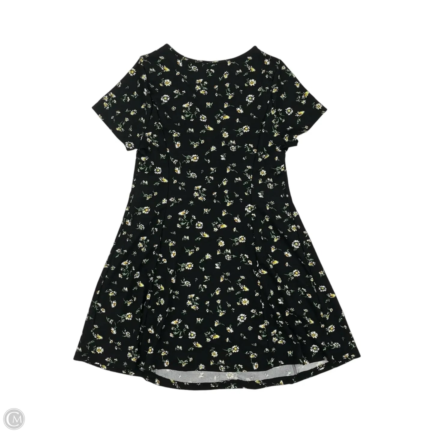 Dress Casual Short By Shein In Black & Yellow, Size: Xl