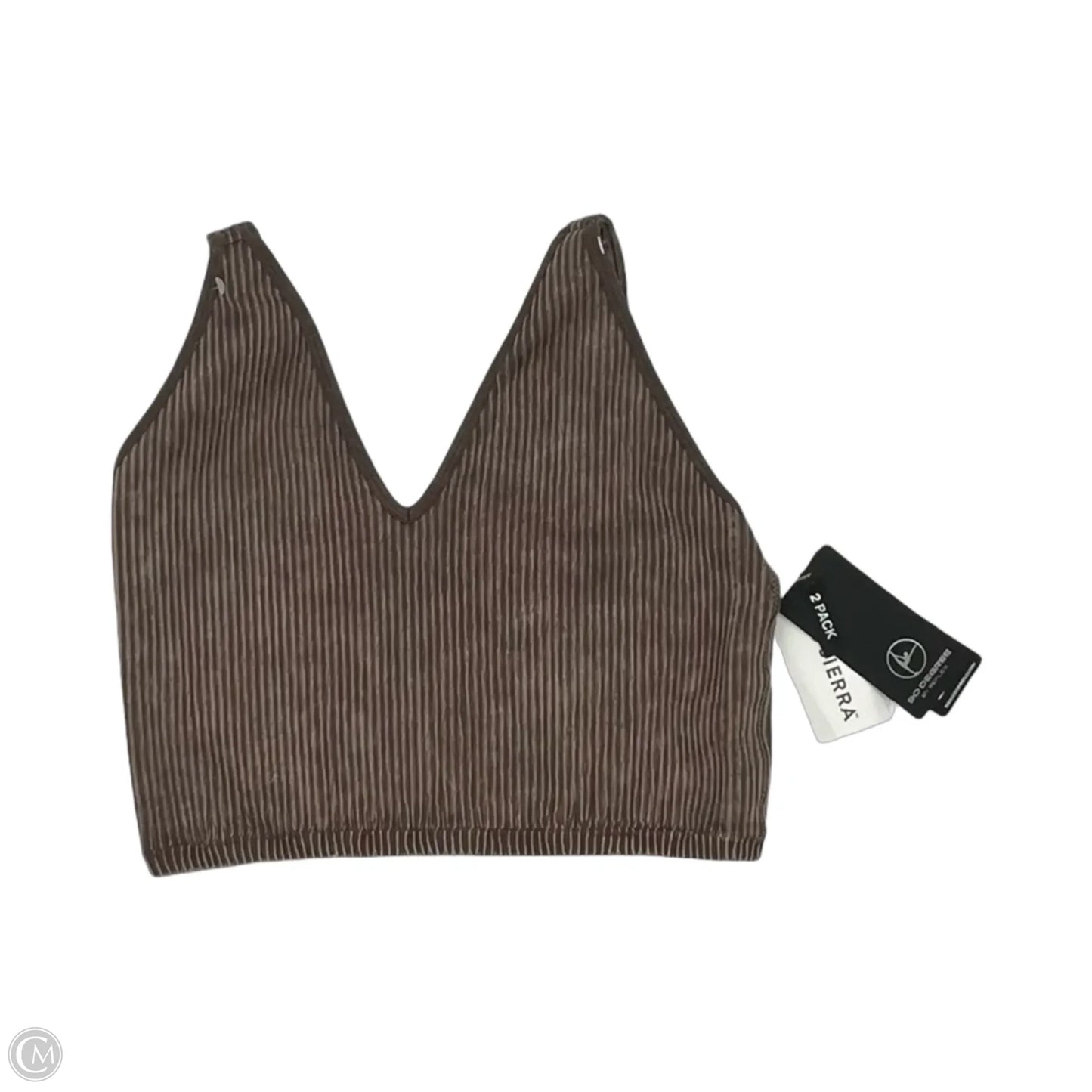 Athletic Bra By 90 Degrees By Reflex In Brown, Size: Xl