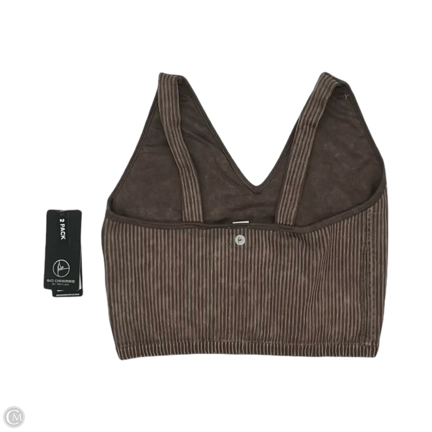 Athletic Bra By 90 Degrees By Reflex In Brown, Size: Xl