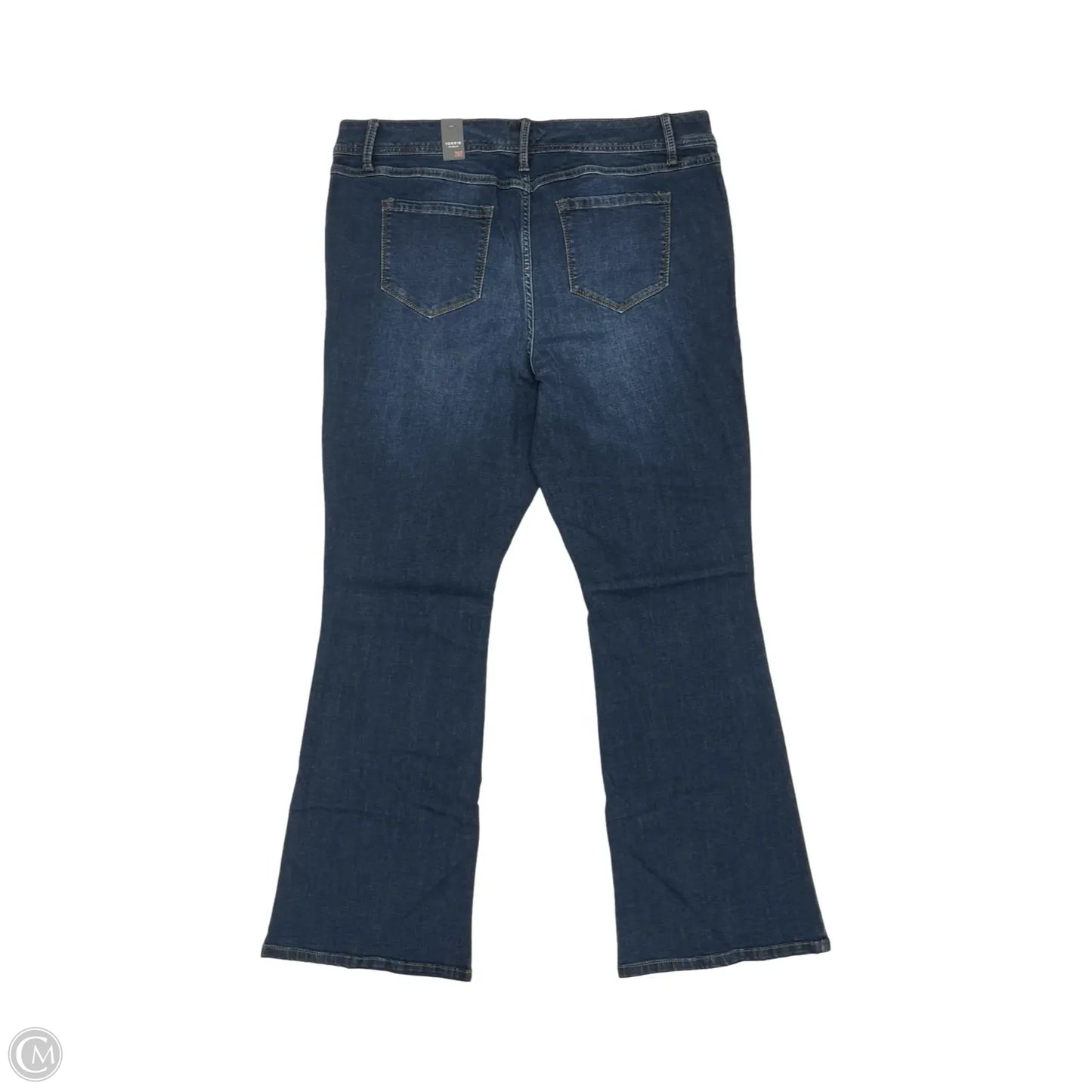Jeans Flared By Torrid In Blue Denim, Size: 20