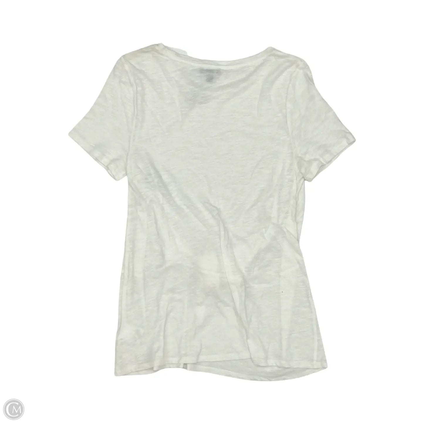 Top Short Sleeve By Express In White, Size: S