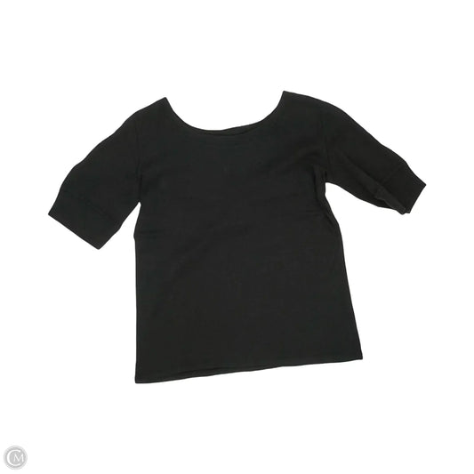 Top Short Sleeve By J. Jill In Black, Size: Sp
