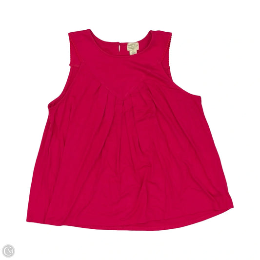 Top Sleeveless By Telluride In Pink, Size: Xl