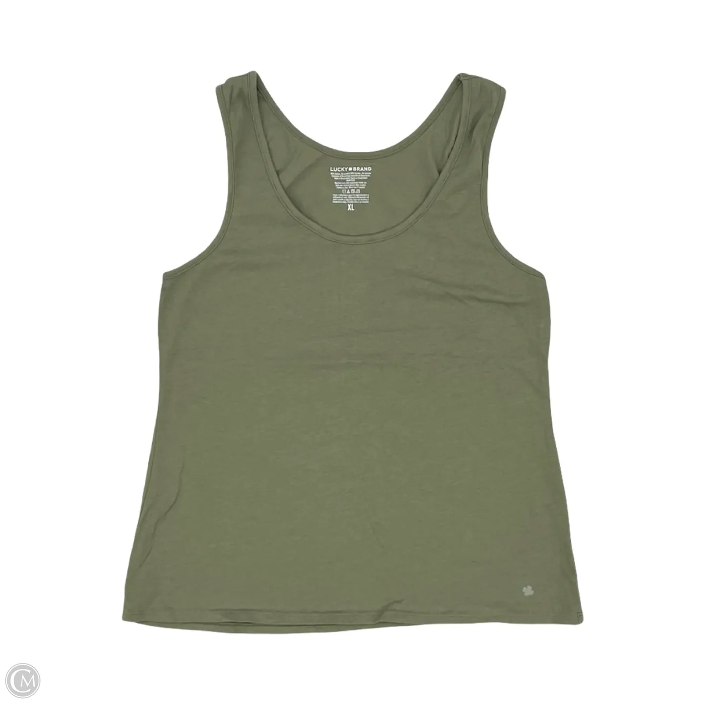 Tank Top By Lucky Brand In Green, Size: Xl