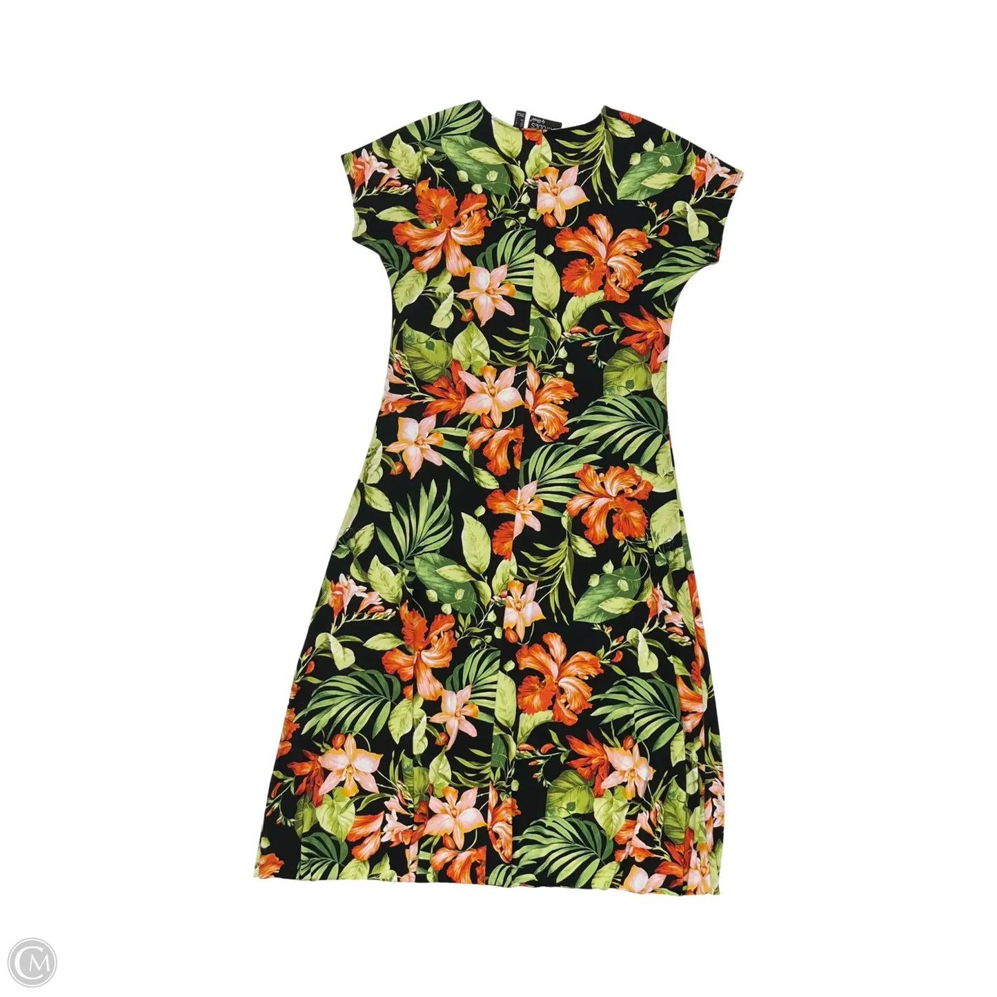 Dress Party Long By Attitude In Floral Print, Size: M
