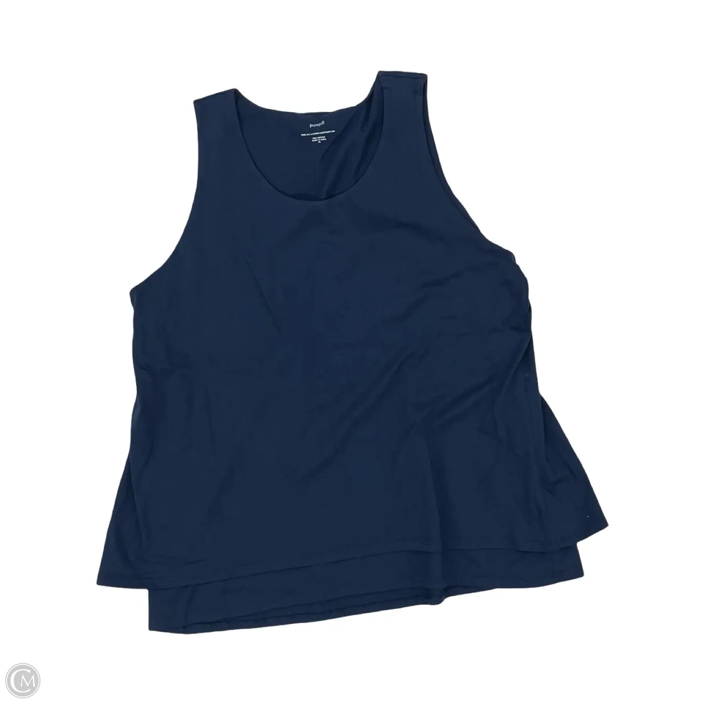 Top Sleeveless By Pure Jill In Navy, Size: Xl
