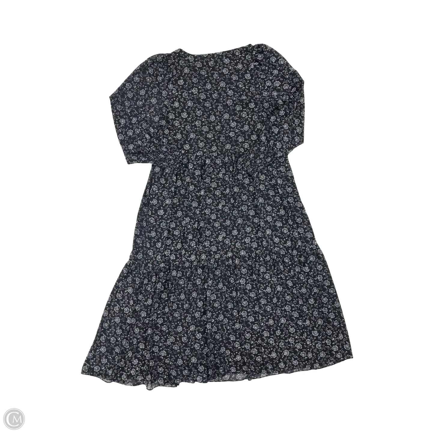 Dress Party Midi By Madewell In Black, Size: S