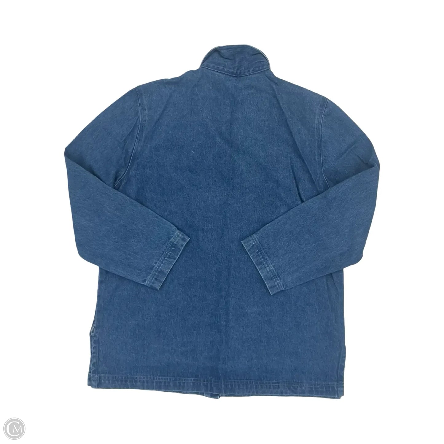 Jacket Denim By Clothes Mentor In Blue Denim, Size: L