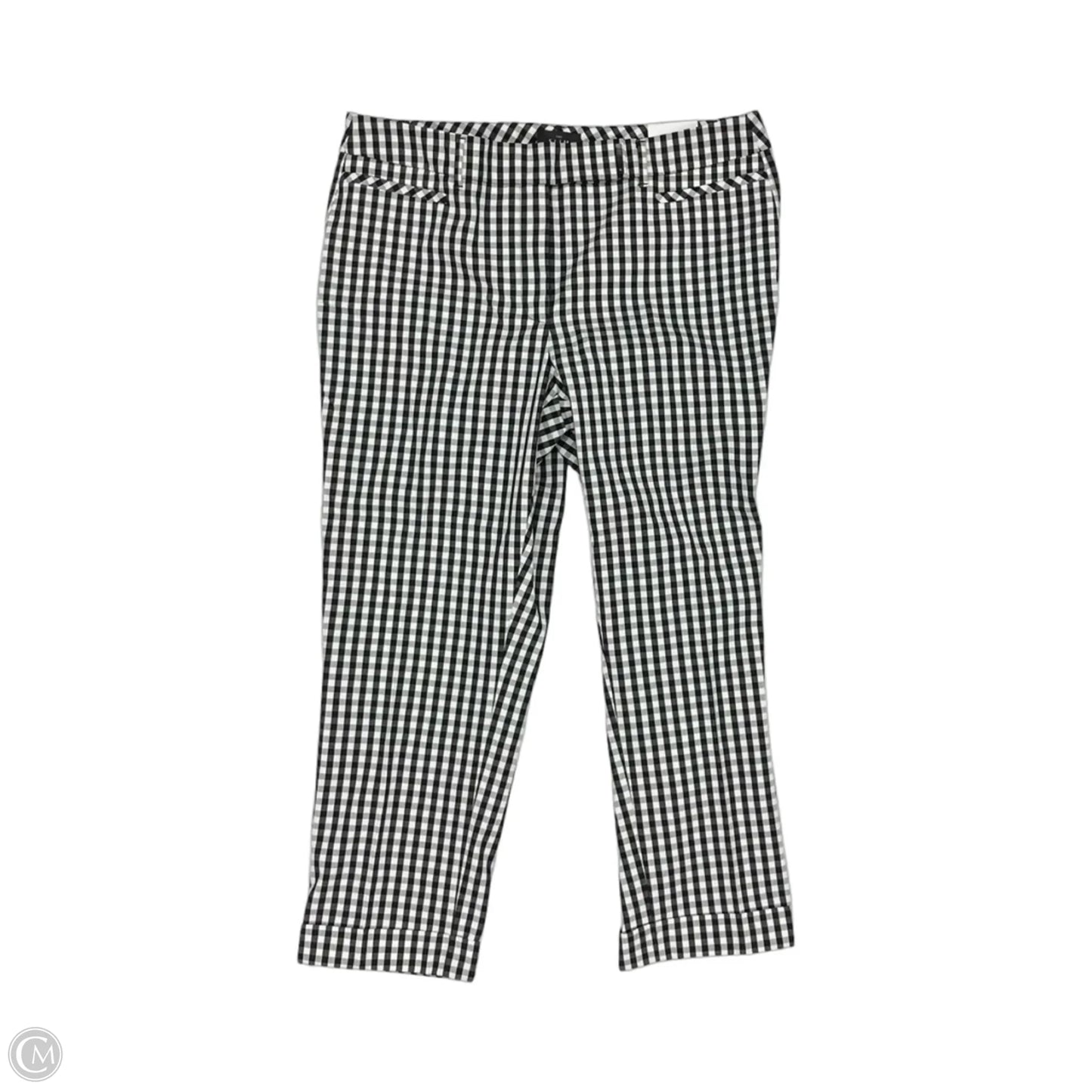 Pants Cropped By White House Black Market In Black & White, Size: 10