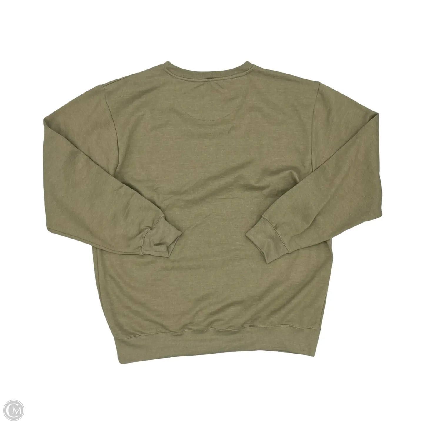 Sweatshirt Crewneck By Clothes Mentor In Green, Size: 2x