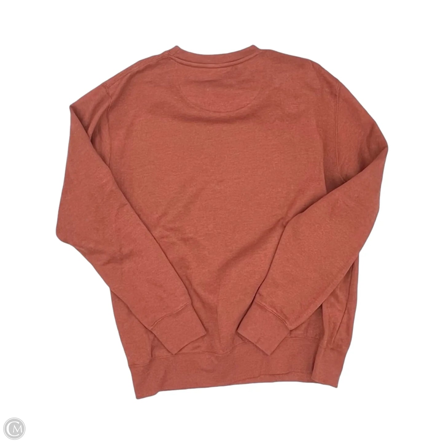 Sweatshirt Crewneck By Clothes Mentor In Orange, Size: L